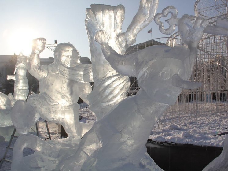 Ледовый городок откроют на площади Ленина в Чите 27 декабря