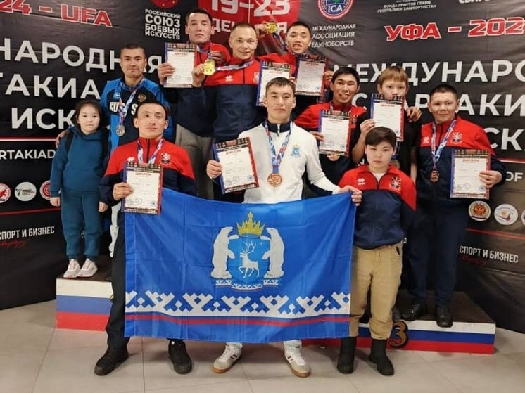 9 наград всероссийских соревнований по мас-рестлингу завоевали ямальцы