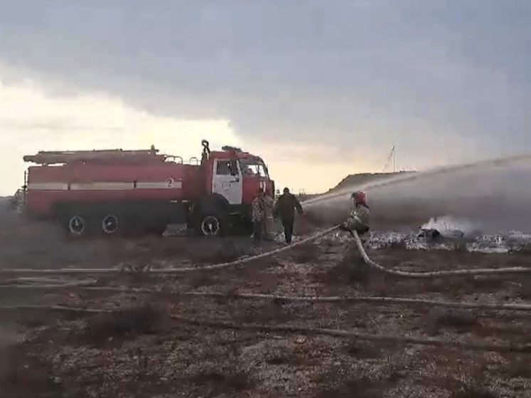 Минздрав Казахстана: на место крушения самолета в Актау из Астаны вылетел борт с медиками