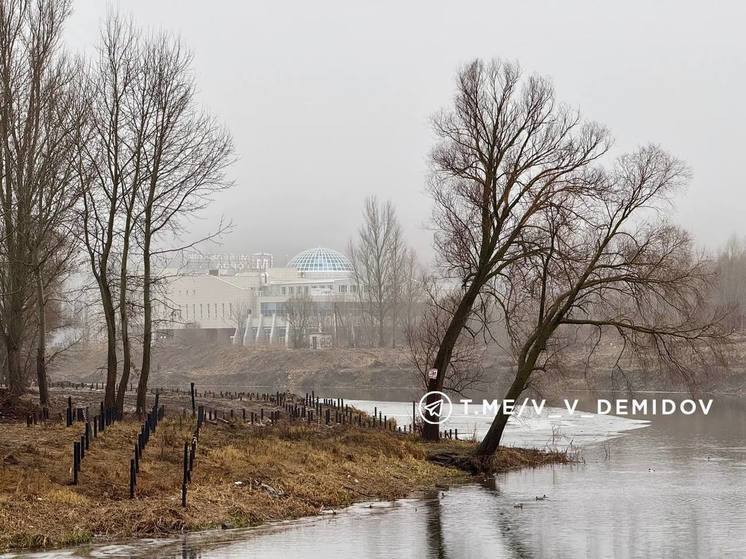 В Белгороде продолжается благоустройство набережной Северского Донца