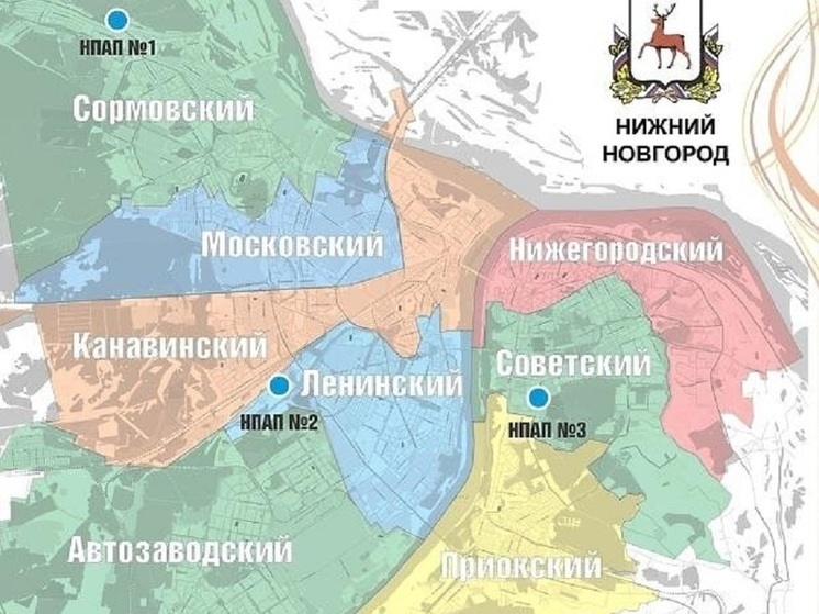Нижегородский район планируют разделить на исторический центр и новый