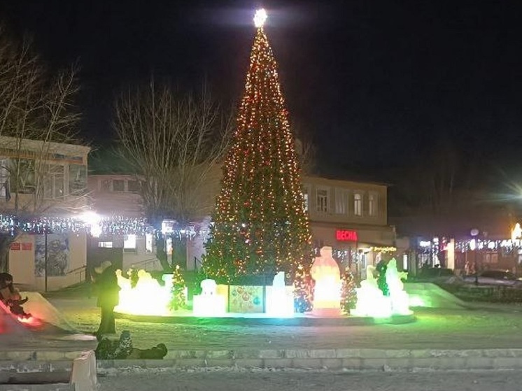 Ледовый городок открылся в Агинском