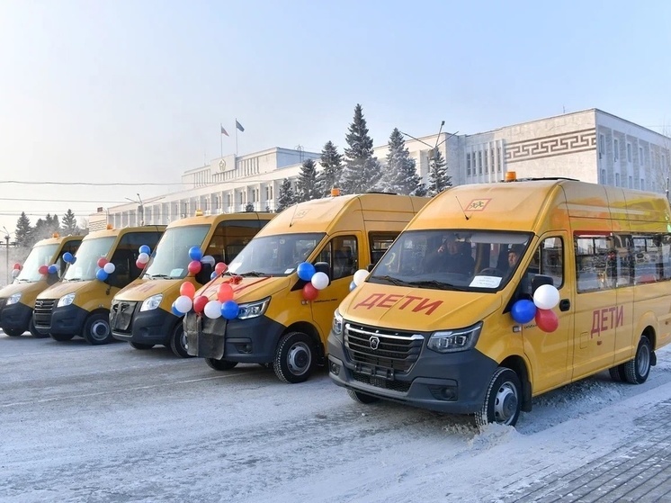 Школьный автопарк Тувы  пополнился  новыми автобусами