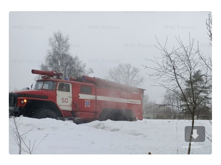 В Холм-Жирковском районе произошло возгорание хозяйственной постройки