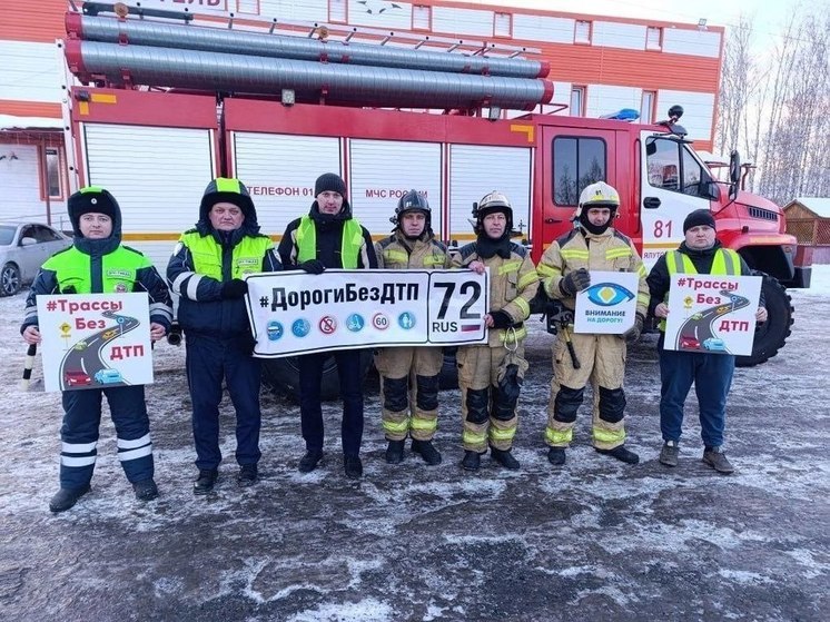 В Тюменской области сотрудники ГАИ обсудили с водителями безопасность на трассе