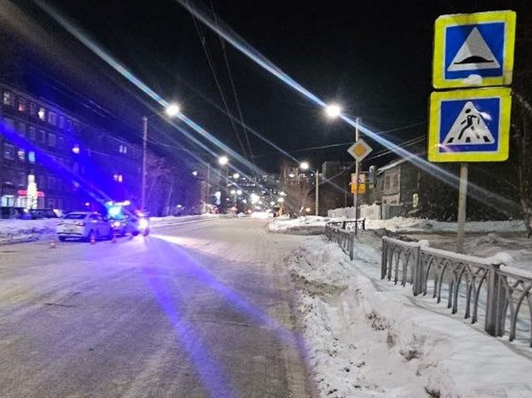 Автомобилист не заметил северянку на пешеходном переходе в Мурманске