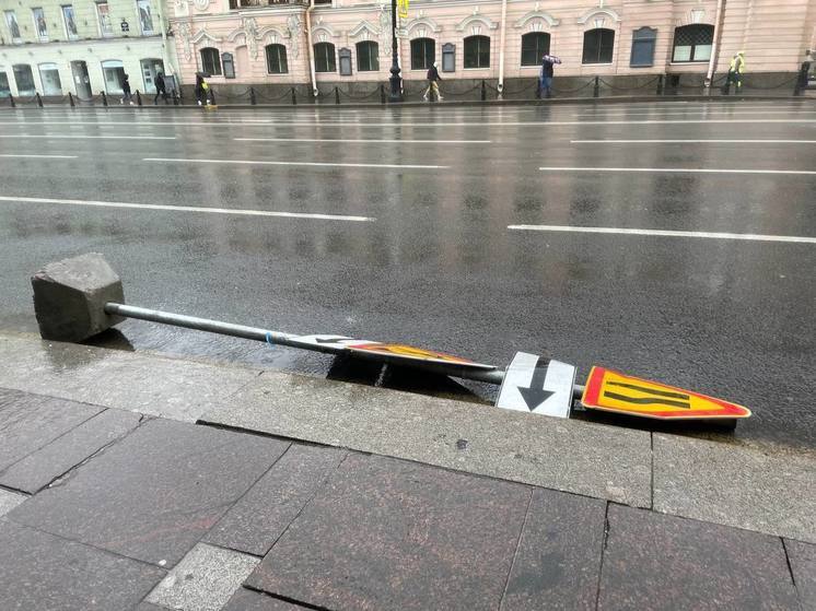 В Петербурге ввели «желтый» уровень опасности из-за сильного ветра