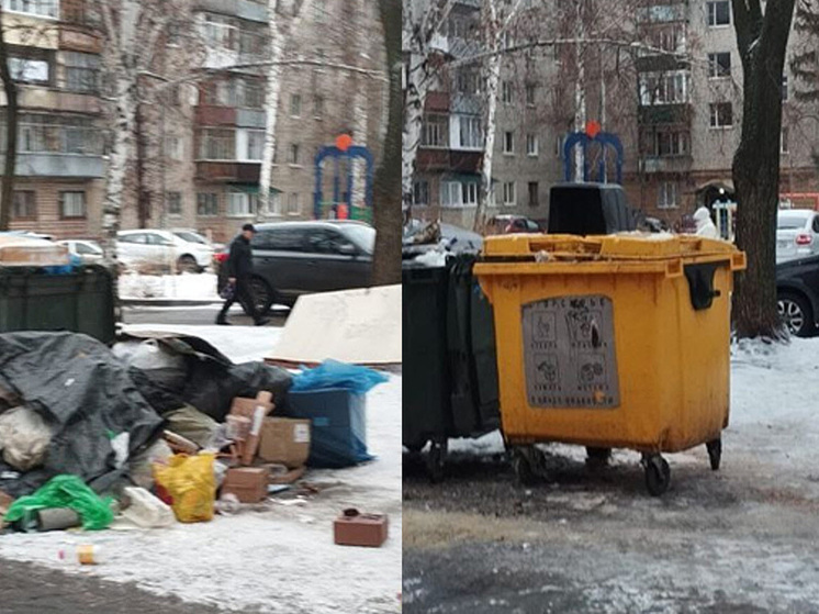 Тамбовская Дирекция городского хозяйства продолжает уборку мусора в преддверии праздников