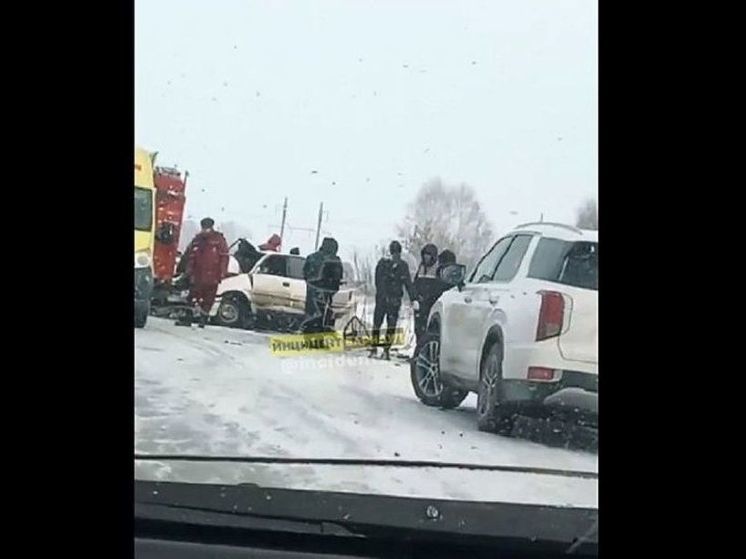 В Алтайском крае на Заринском тракте случилось ДТП с пострадавшими