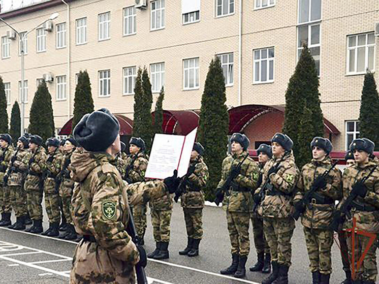 Новобранцы Росгвардии на Северном Кавказе присягнули на верность Отечеству