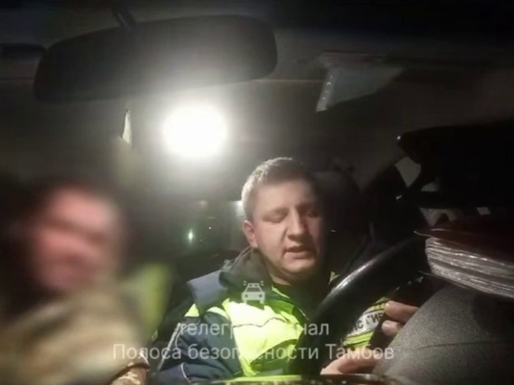 В Моршанске задержали водителя с тяжёлым отравлением алкоголем