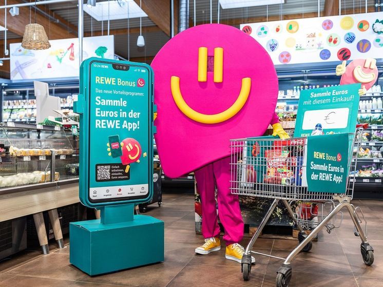 Германия — Rewe делает шаг в будущее: Бонусы теперь начисляются в евро!