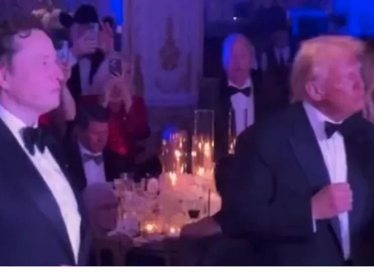 Трамп станцевал с Маском на Новый год