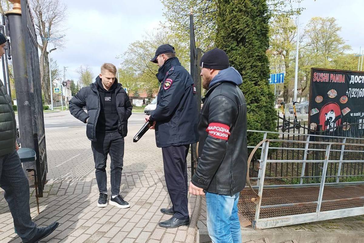 В Черняховске накануне Нового года полицейские и дружинники ловили нарушителей