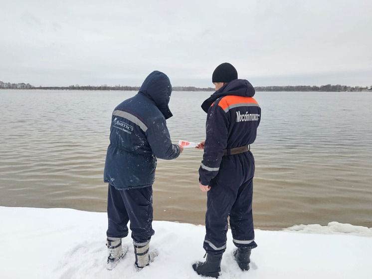 На Иваньковском водохранилище в подмосковной Дубне спасатели вытащили мужчину, провалившегося под лед 2 января