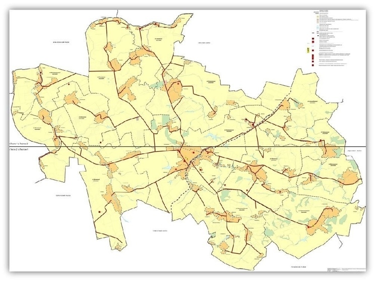 В Долгоруковском районе утвердили схему территориального планирования на 101 330 га