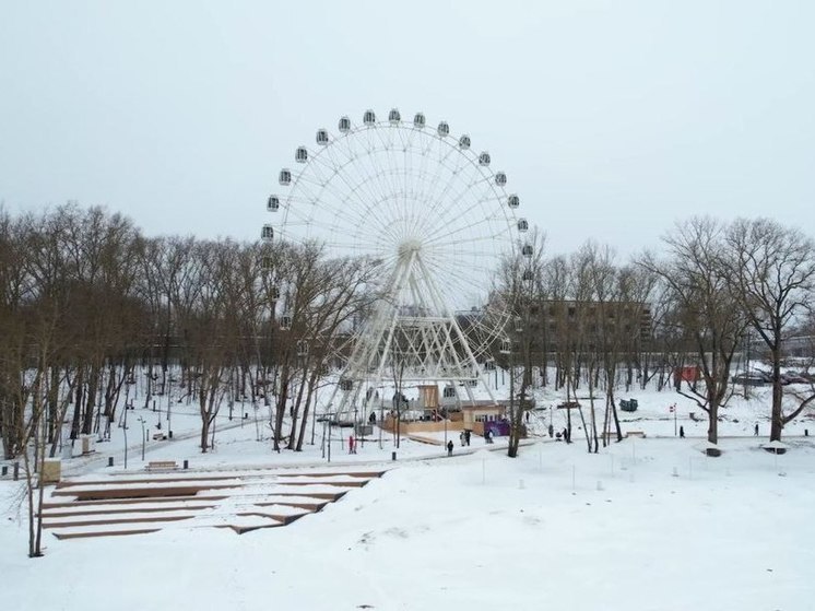 Объект высотой 50 метров стал главной достопримечательностью Октябрьской набережной, благоустройство которой проходило в рамках нацпроекта «Жилье и городская среда»