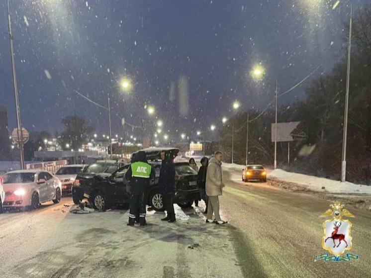 Массовое ДТП произошло на трассе в Нижегородской области
