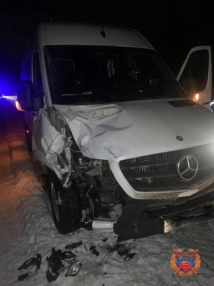 Ночью на М-9 в Тверской области водитель Mercedes не заметил пешехода в темной одежде