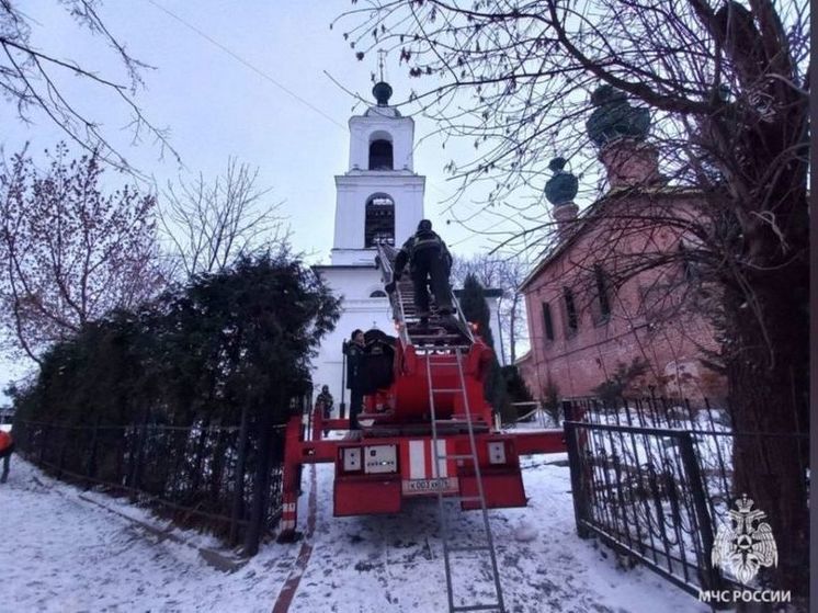 В Ярославле случился пожар в храме в центре города