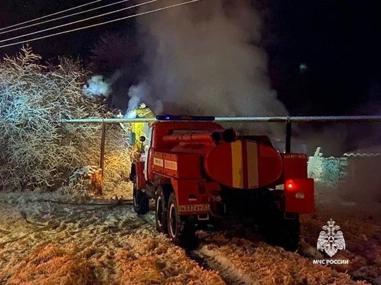 Пожилой мужчина пострадал в пожаре в Шебекинском округе