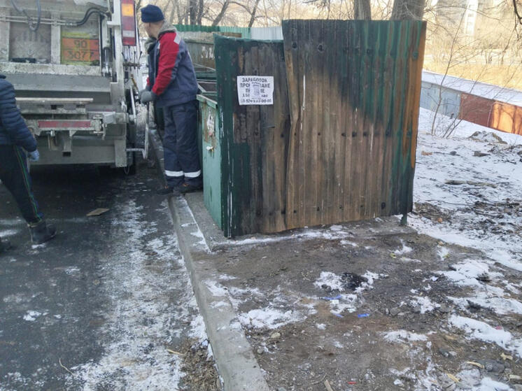 В новогодние праздники увеличилось количество мусора во Владивостоке