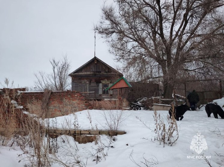 В Пугачёвском районе из-за пожара в доме чуть не погиб мужчина