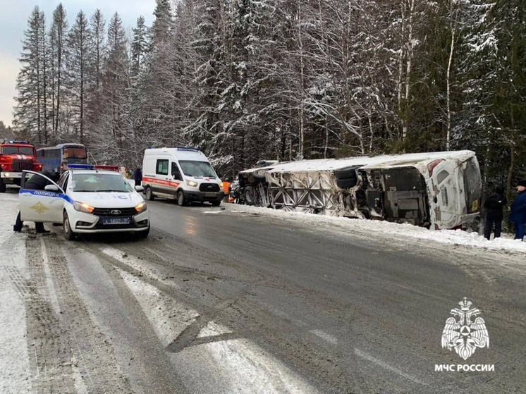 Орловцам помогли при крушении автобуса