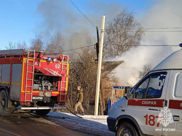 Под Рождество в Тульской области произошло 6 техногенных пожаров