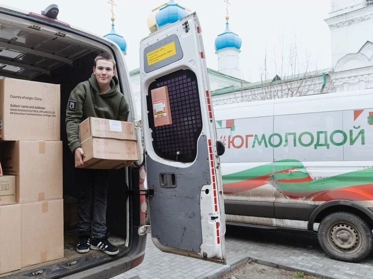 Гумпомощь передана в Свято-Амвросиевский мужской монастырь в Токмаке