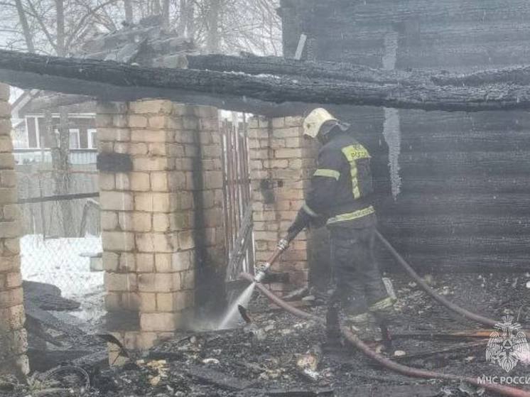 Пожар в ивановской деревне Змеево случился с наступлением Года Змеи