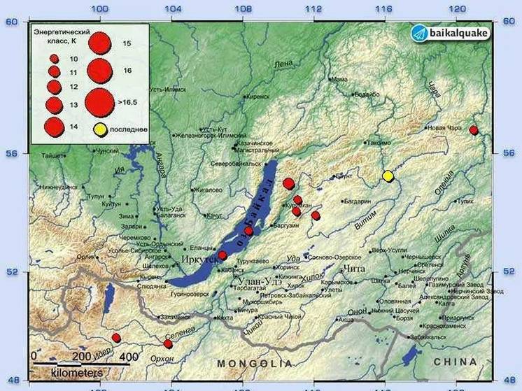В Бурятии произошло землетрясение в зоне БАМа