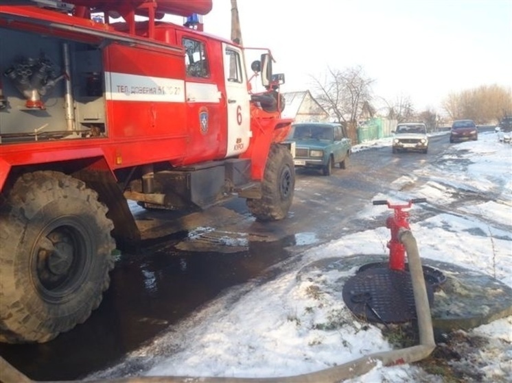 В Курске на улице Белгородской 6 января потушили пожар