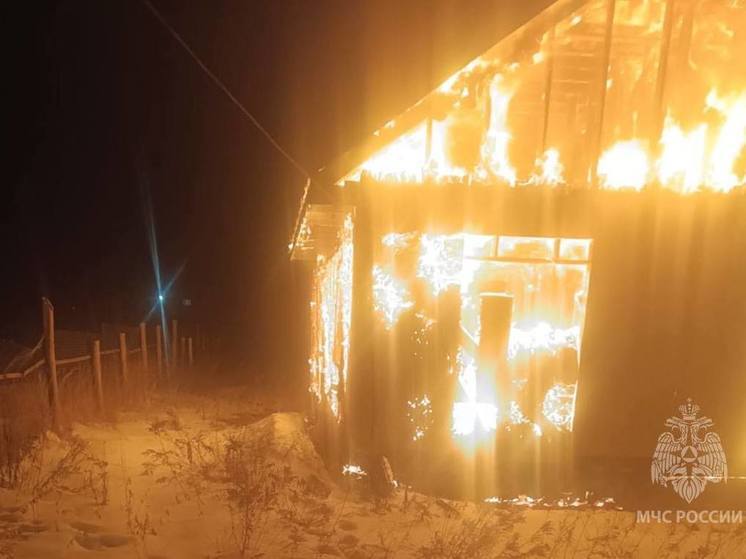 В Ивановской области спалили строящийся дом
