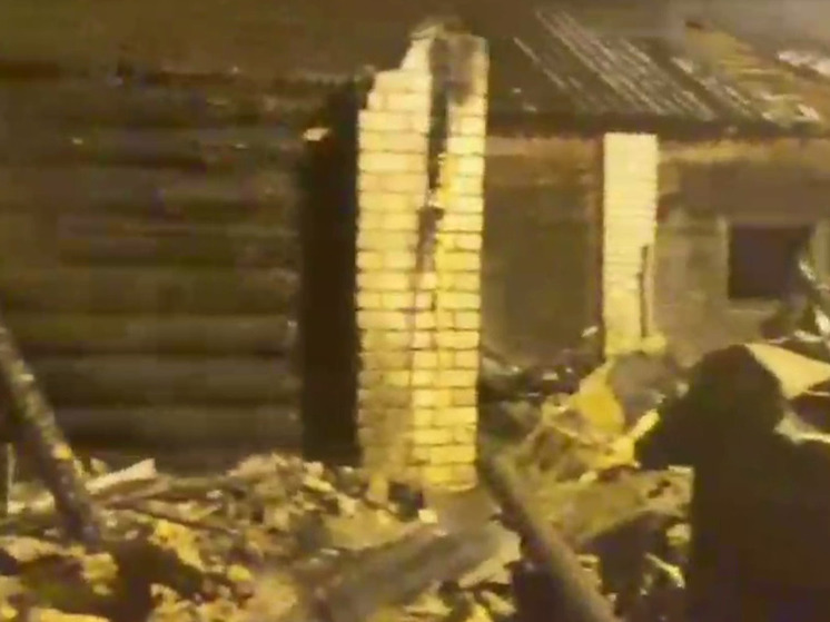 Появилось видео с места пожара в Тверской области, где погиб годовалый ребенок