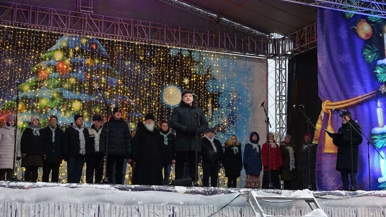 В Великом Новгороде отметили Рождество Христово