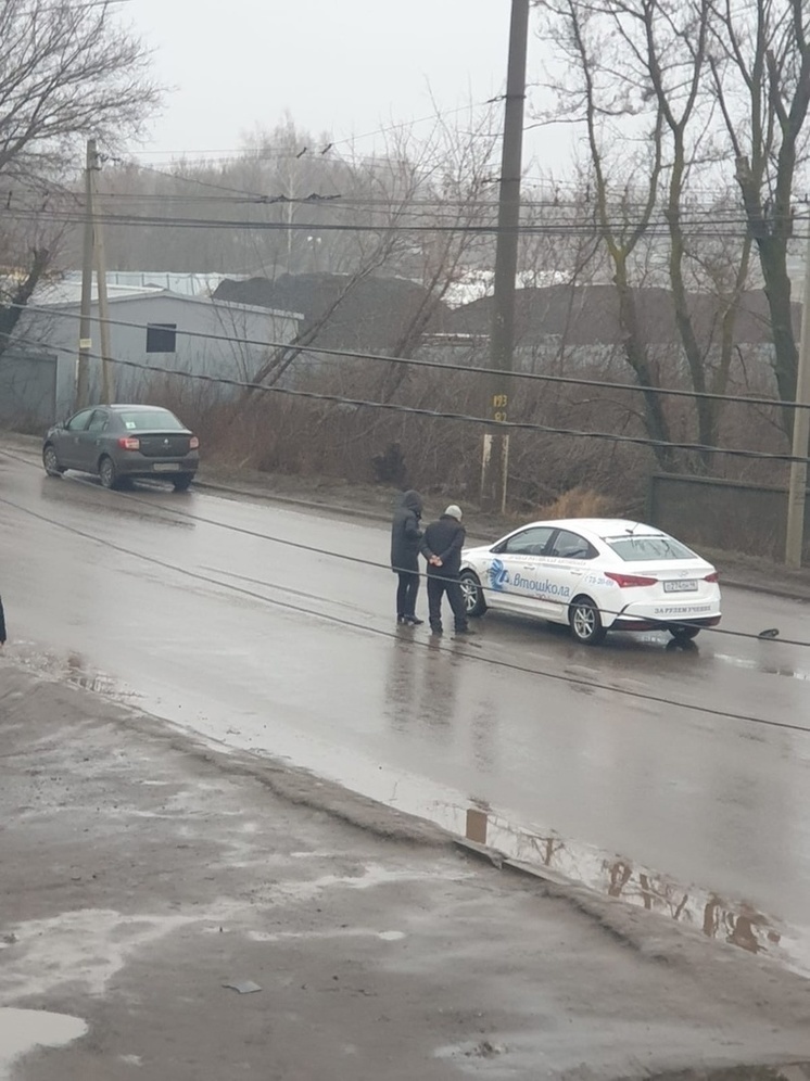 В Курске 8 января в ДТП попали два неопытных водителя