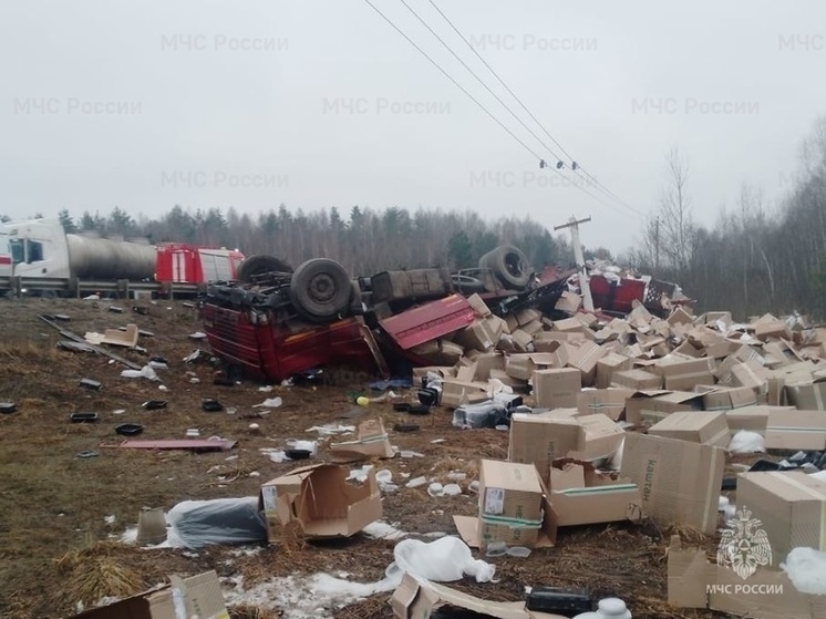 Движение затруднено в Думиничском районе в сторону Москвы