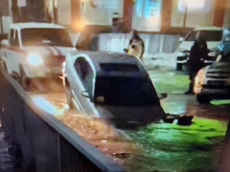 Две машины провалились под землю в Дмитрове