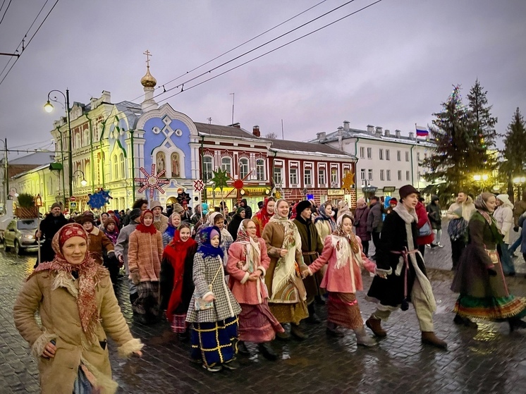 В Рыбинске на Рождественское шествие пришли 7000 человек