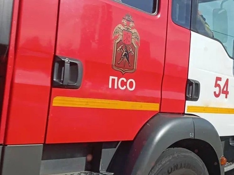 Огонь полностью уничтожил автомобиль в Зверосовхозе