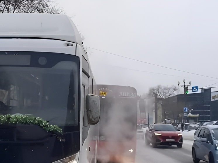 В Хабаровске столкнулись два автобуса: есть пострадавшие