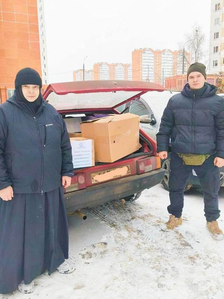 Гуманитарную помощь из Серпухова доставили в Курскую область