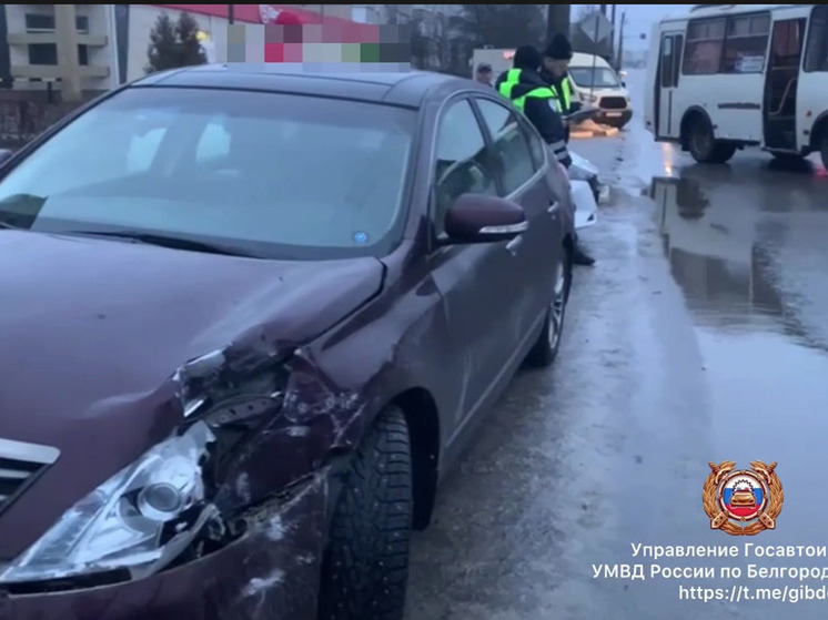 В городе Шебекино в ДТП с автобусом пострадал один пассажир