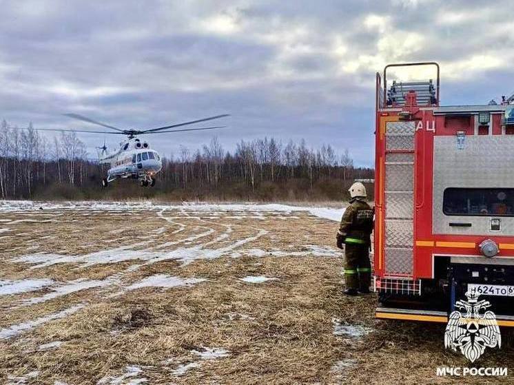 В Тверь на вертолете Ми-8 срочно доставили пациентку из Калязина