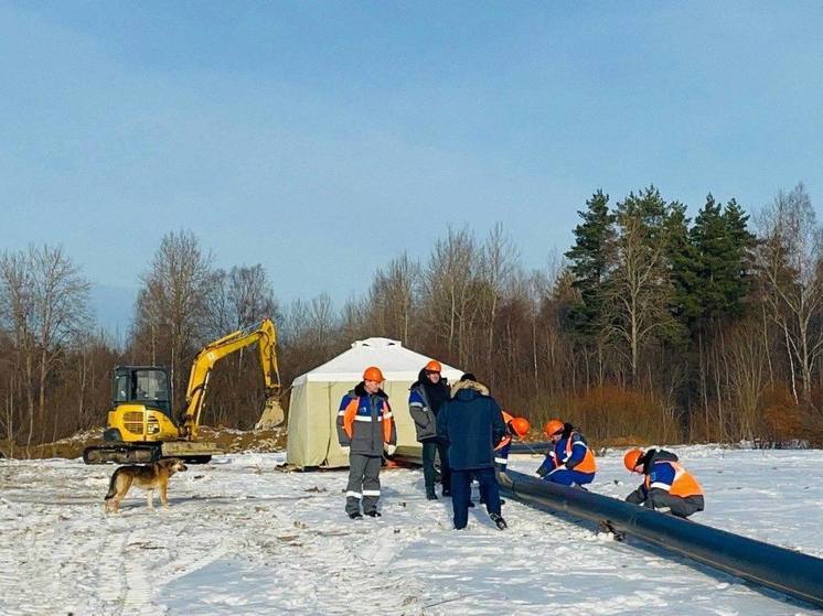 В Лужском районе газопроводы протянули к поселку Серебрянский и деревне Шильцево