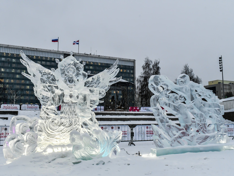 В Перми подведены итоги Молодежного турнира по ледовой скульптуре