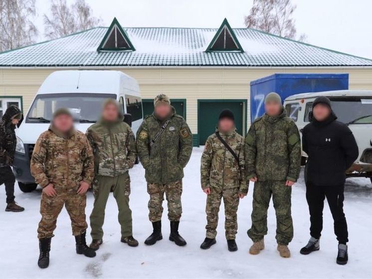 Из Башкирии в зону СВО отправилась группа бойцов с гуманитарной помощью
