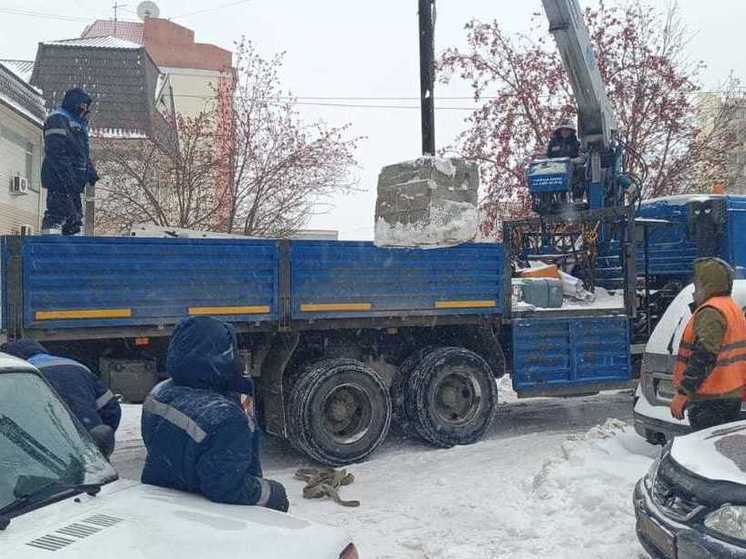 В Новосибирске в центре города демонтировали незаконные объекты