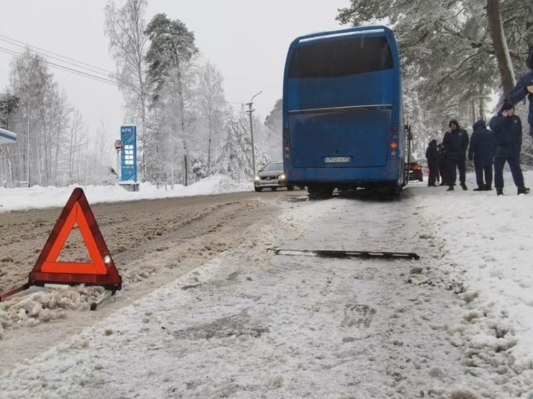 Автобус с волейболистами ямальского «Факела» попал в ДТП в Ленобласти